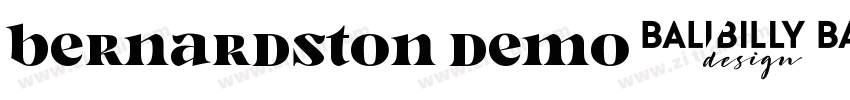 Bernardston Demo字体转换